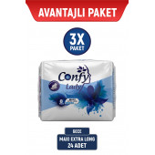 Confy Lady Hijyenik Ped Maxi Extralong 8 Adet x 3 Adet - 1