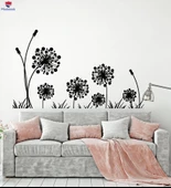 Oturma Odası, Yatak Odası Duvar Sticker Çiçekçi Dükkanı Karahindiba Çiçek Oturma Odası Çıkartmaları thumbnail 1