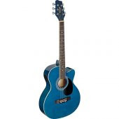 STAGG SA20 DCE BLUE ELEKTRO AKUSİK GİTAR - 1