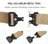 Single Sword Kobra Kemer 125 Cm X 3.8 Cm - Taktik Outdoor ve Koruma Pantolon Kemeri - 8