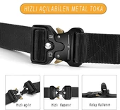 Single Sword Kobra Kemer 125 Cm X 3.8 Cm - Taktik Outdoor ve Koruma Pantolon Kemeri - 2
