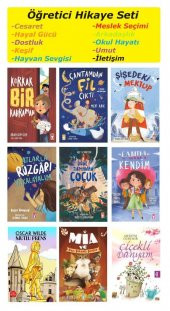 Çantamdan Fil Çıktı Seti 9 Kitap (Korkak Bir Kahraman + Şişedeki Mektup + öğe Tırmanan Çocuk + Atlarla Rüzgarı Yakalayalım + Mia ve Bazı Şekerli Şeyler + Canım Kendim + Mutlu Prens + Çiçekli Dünyam) - 1