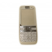 Nokia E55 Kasa Kapak Tuş Takımı E55 Uyumlu Beyaz Renk Orta Kasa Ön Kapak Arka Kapak Tuş Takımı - 1