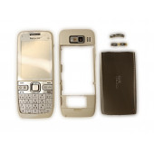Nokia E55 Kasa Kapak Tuş Takımı E55 Uyumlu Beyaz Renk Orta Kasa Ön Kapak Arka Kapak Tuş Takımı - 4
