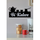Bi Kahve Duvar Dekoru - Mutfak Dekoru - - 1