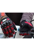 Pro Biker Motosiklet Bisiklet Eldiveni Tam Parmak Korumalı Motor Eldiveni - 5