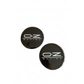 Oz Racıng Logolu 56 Mm Jant Göbek Stıcker(siyah-beyaz) thumbnail 1