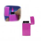 Çakmak Pembe Çakmak Metal Pembe Alevli Çakmak - 1