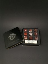 Perlotus Rosso Levanto Vişne Mermer Viski Taşı Hediye Kutulu - 5