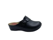 Elegance 122 Kadın Siyah Burnu Kapalı Terlik thumbnail 1