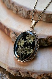 STONEAGE JEWELLERY Kuru Çiçek Bayan Kolye thumbnail 1