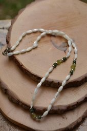 STONEAGE JEWELLERY Özel Tasarım Sedef Bayan Kolye thumbnail 2