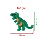 Hama Boncuk Midi Tabla - Küçük Dinozor (HA322) - 3
