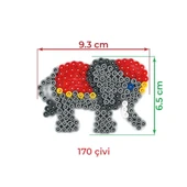 Hama Boncuk Midi Tabla - Küçük Fil (HA319) - 3