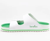 BENETTON 1322 Beyaz Erkek Terlik - 3