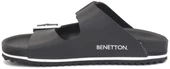 BENETTON 1321 Siyah Kadın Terlik - 3