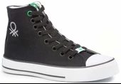 BENETTON 30628 Siyah Kadın Spor Ayakkabı - 1