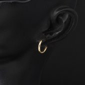 Altın Halka Küpe 14 Ayar 1 cm. Çaplı thumbnail 2