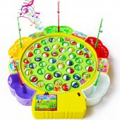 Büyük Boy Balık Tutma Oyunu 45 Balık 5 Balıkçı Fishing Eğlenceli Etkinlik Oyunu - 1