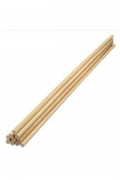 Ahşap Yuvarlak Çubuk 20cmx5mm 12 Adet - 1