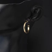 14 Ayar 2,5 cm. Çaplı Klasik Halka Küpe thumbnail 2