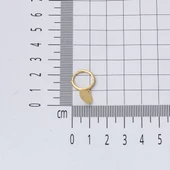 Pul Sallantılı Pandora Altın Küpe 14 Ayar - 5
