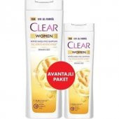 Clear Women Saç Dökülmesine Karşı Etkili Şampuan Zencefil Özlü 350 ml + 180 ml - 1