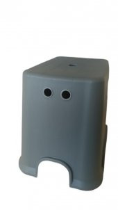 Geseus Banyo Taburesi Çok Amaçlı Tabure Kaymaz Ayakalı Max-140kg Taşıma Kapasitesi-Antrasit-5171-84A - 3