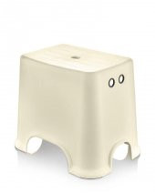 Geseus Banyo Taburesi Çok Amaçlı Tabure Kaymaz Ayakalı Max-140kg Taşıma Kapasitesi-Bej-5171-84B - 1