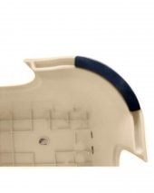 Geseus Banyo Taburesi Çok Amaçlı Tabure Kaymaz Ayakalı Max-140kg Taşıma Kapasitesi-Bej-5171-84B - 4