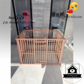 100X70cm Yüksek ÇİFT KAPILI Köpek Çiti Oyun Alanı Köpek Çiti - 6