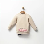 Jolbaby Kedicik Detaylı Kız Çocuk Sweatshirt Bluz - 2