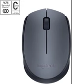 Logitech M170 USB Alıcılı Kablosuz Mouse, Gri - 11