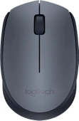 Logitech M170 USB Alıcılı Kablosuz Mouse, Gri - 1