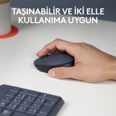 Logitech M170 USB Alıcılı Kablosuz Mouse, Gri - 4