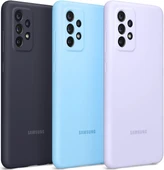 Samsung Galaxy A72 Slim Silikon Kılıf EF-PA725T Silicone Cover thumbnail 3