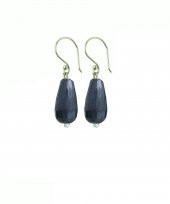 STONEAGE Yeşim Rahatlatıcı Doğal Taş Bayan Gümüş Damla Küpe - 3