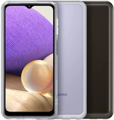 Samsung Galaxy A32 Soft Clear Cover Yumuşak Şeffaf Kılıf EF-QA325T - 1