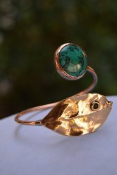 STONEAGE Turkuaz Taşlı Tasarım Bayan Bileklik thumbnail 2