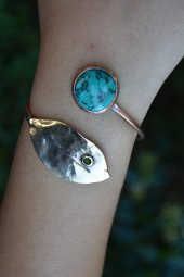 STONEAGE Turkuaz Taşlı Tasarım Bayan Bileklik thumbnail 3