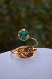 STONEAGE Turkuaz Taşlı Tasarım Bayan Bileklik thumbnail 4