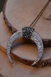STONEAGE JEWELLERY Özel Tasarım Boynuz Bayan Kolye thumbnail 2