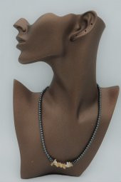 STONEAGE Gerçek Sedef Hematit ve T Kilit Taşı Şifa Kolyesi thumbnail 2