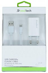 Micro USB 1.5 Amper Soultech USB Charger - 1