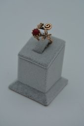 STONEAGE ÖZEL TARASIM MERCAN YÜZÜK thumbnail 4