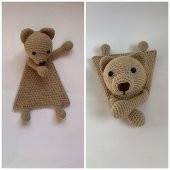 Uyku Battaniyesi Yogi Amigurumi Organik Oyuncak - 1