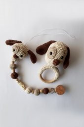 Uykucu Köpüş Uyku Arkadaşı Takımı Amigurumi Organik Oyuncak - 2