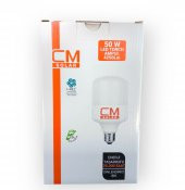 CMSOLAR 50 W Led Torch Ampul E27 Duy 6500K Beyaz Işık 4250 Lümen - 2