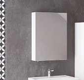 Denko Terra 60 cm MDF Beyaz Banyo Dolabı Aynalı Üst Modülü - 1