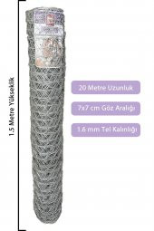 Hataş Teknik Hırdavat Bahçe Çit Teli 150cm Yükseklik 20 Metre Uzunluk 1,6 Mm Kalınlık - 1